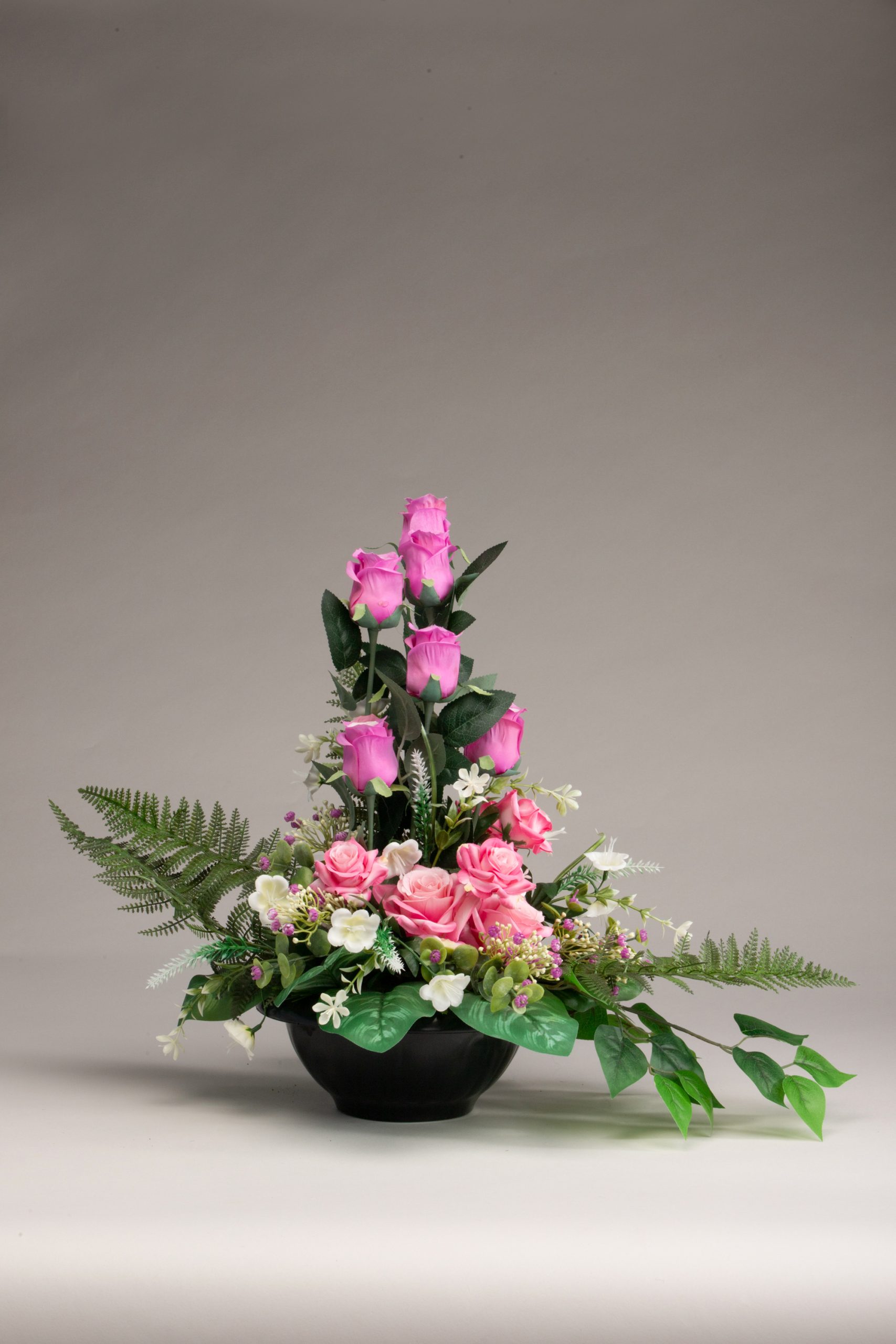 Fleurs de cimetières, rose